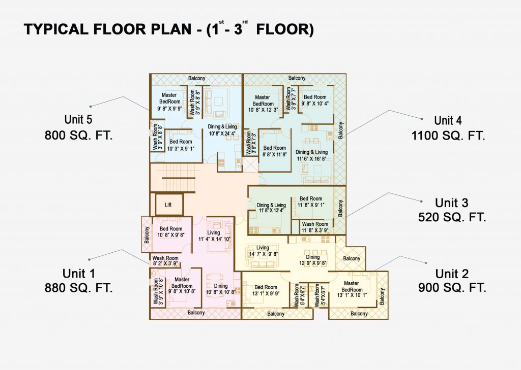Typical Floor Plan A