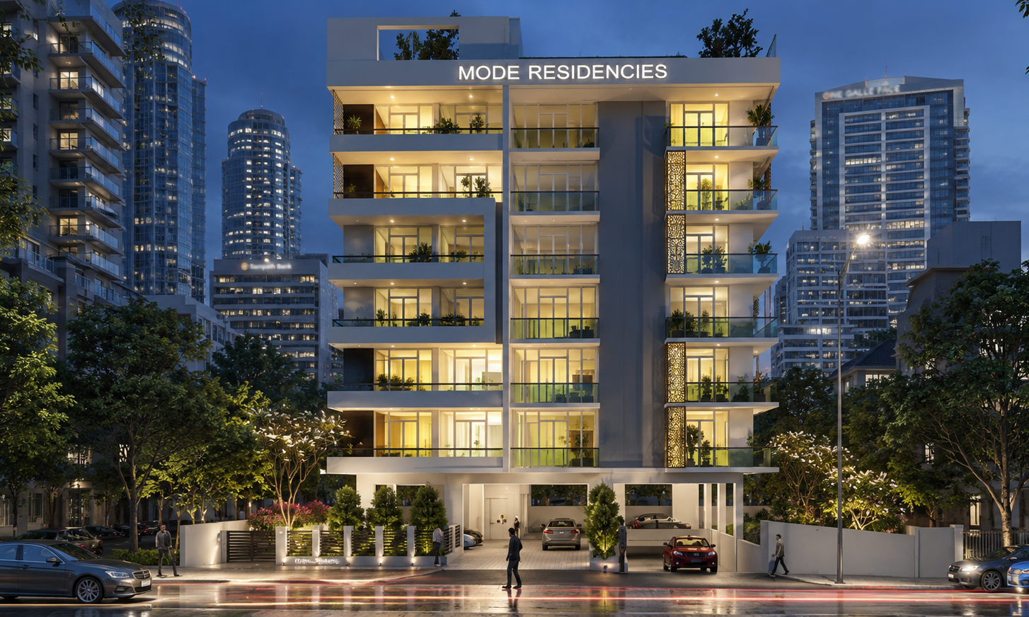 Beach Front - Mode Residencies View